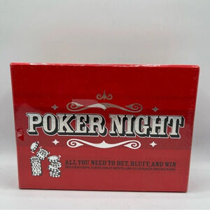 Chronicle Books Poker Night Board Game Sealed